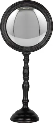 Image de Clayre & Eef Miroir à bulles 17x10x39 cm noir plastique