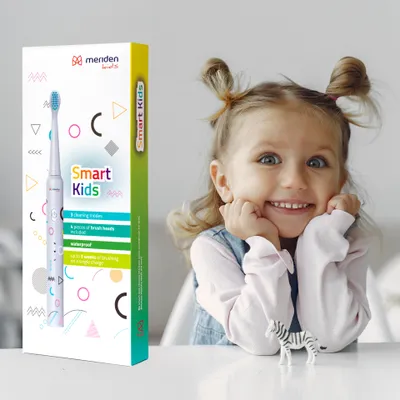 Zdjęcie produktu dla Szczoteczka soniczna dla dzieci Meriden Smart Kids stworzona została z myślą o użytkowniach już od 5 roku życia.