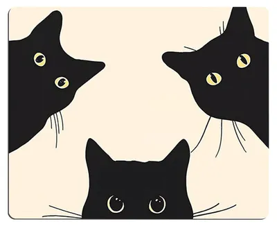 Image de 1 tapis de souris pour souris de bureau et de gaming, dimensions : 200 x 240 x 3 mm