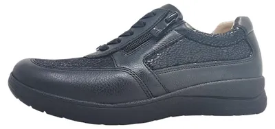 Immagine prodotto di Caprice: Scarpe sportive da ginnastica, modello stringato, colore nero, ideali per il tempo libero