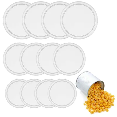 Produktbild von Dosendeckel Frischhaltedeckel Katzenfutter - Kunststoff - 12 Stück - Ø 75, 85 und 100 mm