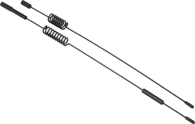 Zdjęcie produktu dla 2 szt. metalowych akcesoriów dekoracyjnych Antena symulacyjna do samochodu gąsienicowego Traxxas TRX-4 RC