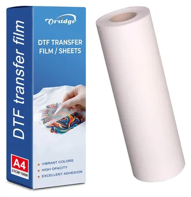 DTF-Transferfolie Rolle A4, 21 cm x 100 m, matt, für Inkjetdrucker