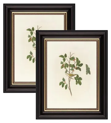 Productafbeelding van Fotolijstjes - Vintage design, set van 2 - Geschikt om op te hangen en neer te zetten - Zwart, 15x20 cm