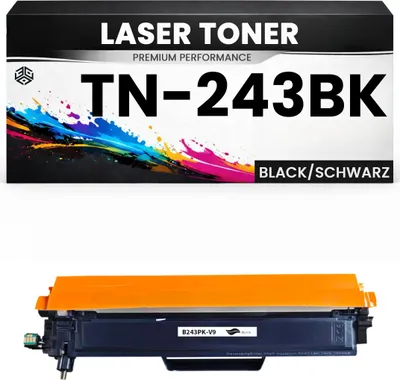 Produktbild von Toner kompatibel für Brother TN-243BK HL-L3210CW/L3230CDW/L3270CDW DCP-L3510CDW/L3517CDW/L3550CDW MFC-L3710CW/L3730CDN/3750CDW/L3770CDW in Schwarz