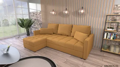 Obrázek produktu pro Sedací souprava do L KLAVERA 1 - medová