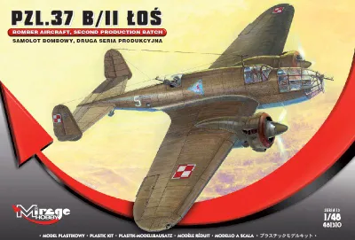 Zdjęcie produktu dla Mirage Hobby PZL.37 B/II LOS Samolot bombowy 4081310