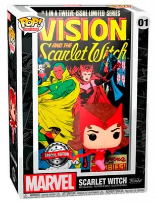 Productafbeelding van Funko Pop! Marvel Cover: Scarlet Witch - WandaVision #01, speciale editie, exclusief