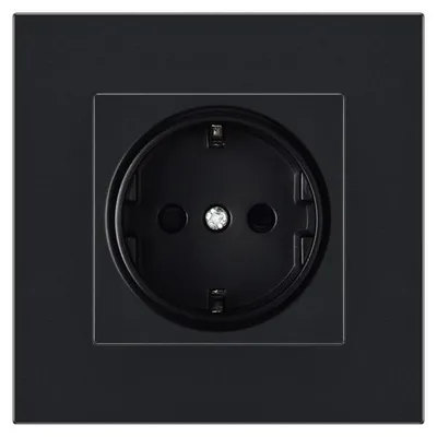 Immagine prodotto di La presa Techstar® PC1, Singola, Colore Nero, Policarbonato, 16A