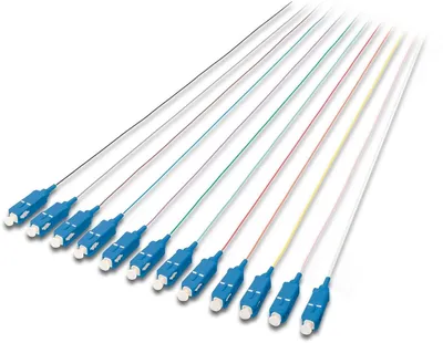 Productafbeelding van DIGITUS vezeloptische pigtail-set, SC Simplex, OS2, 2,0 meter