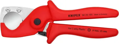 Produktbild von KNIPEX PlastiCut Schlauch- und Schutzrohrschneider, 90 20 185