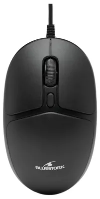 Image de Souris filaire - BLUESTORK - OFFICE 10 - PC/Mac - Noir