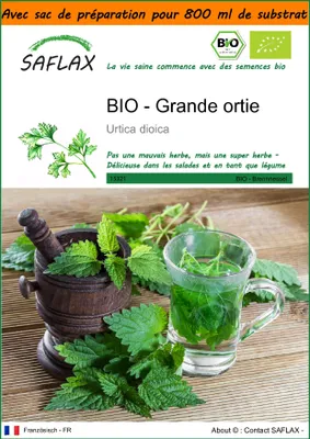 Image de SAFLAX Garden in the bag -- Grande ortie - 2000 graines - Urtica