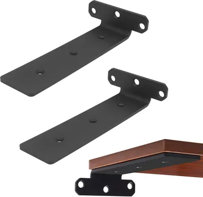Produktbild von Wandregalhalter 2 Regalstützen, Schwerlastregalstützen für Wandmontage