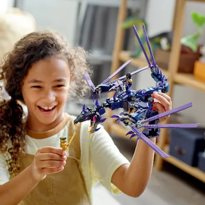 Zdjęcie produktu dla LEGO NINJAGO Smok Overlorda, Zestaw do budowania, 7 lat(a), Plastik, 372 szt., 470 g