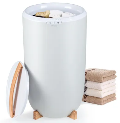 Produktbild von GIANTEX 20L Handtuchwärmer, 4 Timer-Einstellungen & automatischer Abschaltung, tragbarer Badetuchwärmer