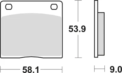 Zdjęcie produktu dla Zestaw klocków hamulcowych, hamulec tarczowy TRW MCB73PC