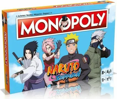 Zdjęcie produktu dla Joc de societate, Monopoly: Naruto, Versiune franceza, 2-6 jucatori