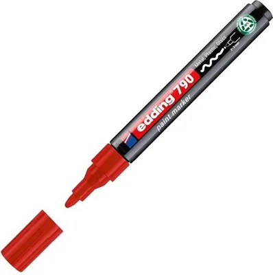 Obrázek produktu pro Lakový popisovač Edding 790 PCR, červený