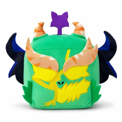 Produktbild von wiztex Bloxx-Fruits Kuscheltier - 13cm YouTube Video Plüschtier Dunkelgrün Blox Fruit Geschenk
