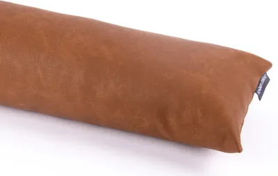 Produktbild von SCHÖNER LEBEN. Zugluftstopper Fenster Kunstleder in toller Uni-Camel-Optik Auswahl 130cm Länge