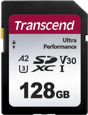 Immagine prodotto di Transcend SDXC 340S 128GB Classe 10 UHS-I U3 A2 V30