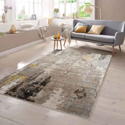 Immagine prodotto di Tappeto con motivo astratto, marrone, dimensioni: 120 x 170 cm