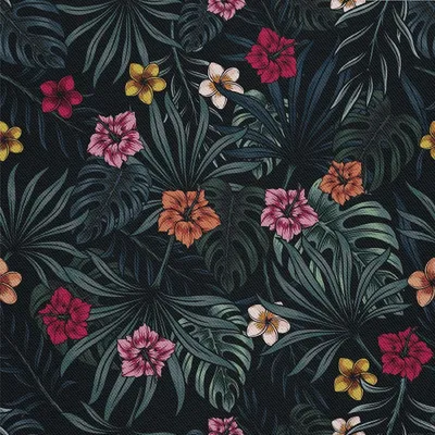 Image de OUTDOOR DÉCORDS OXFORD - motif fleurs tropicales feuilles I DX659