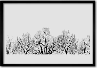 Produktbild von Bild 100x70 MDF-Rahmen Wandkunst Pflanzen-Bäume Natur