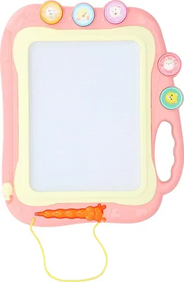 Immagine prodotto di Giocattolo magnetico con lavagna per disegnare e scarabocchiare, grande blocco per disegnare e fare schizzi, scrivere, giocattolo educativo, rosa