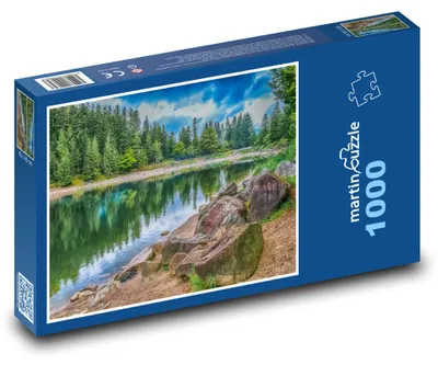 Produktbild von Puzzle 1000 Kristallsee in Frankreich - martinpuzzle