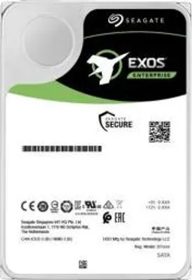 Produktbild von Seagate Exos X18 ST18000NM001J - Festplatte - verschlüsselt - 18 TB - intern - SATA 6Gb/s - 7200 rpm - Puffer: 256 MB - Self-Encrypting Drive (SED)