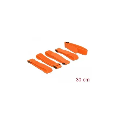 Imagen del producto de Delock 18707 DELOCK Kabelbinder Klettverschluss 300mm 5Stk m. Schl. oran.
