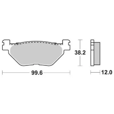 Obrázek produktu pro SBS Bremsbelag 768LS (Satz pro Scheibe) Street Sinter