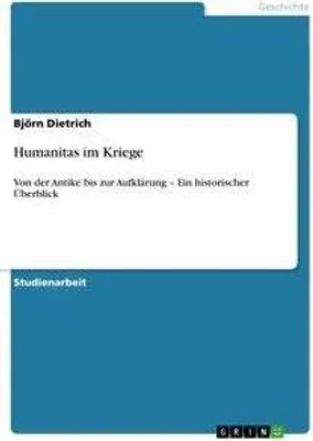 Produktbild von Humanitas im Kriege