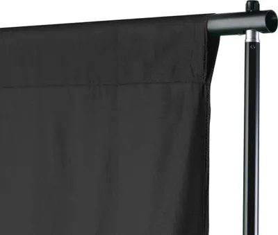 Obrázek produktu pro vidaXL Systém fotografického pozadí 500 x 300 cm černý