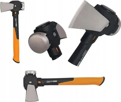 Produktbild von FISKARS Pro IsoCore S SIEKIEROMŁOT TOPOREK SIEKIERA SIEKIERKA UNIWERSALNA CIESIELSKA DO DREWNA SIEKIERO-MŁOT Fiskars Pro IsoCore S 1062936 -