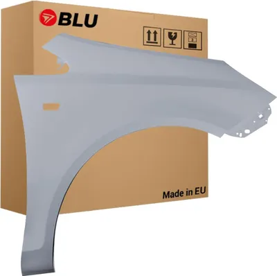 Immagine prodotto di BLU Parafango compatibile con Opel Corsa D Z163 Destra Silber LichtSilber | 2006-2014 | Anteriore | Verniciato | Pronto per il montaggio | Zincato