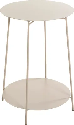 Produktbild von HAKU Beistelltisch Kaschmirgrau - Metall, B/H/T: 45x60x45 cm