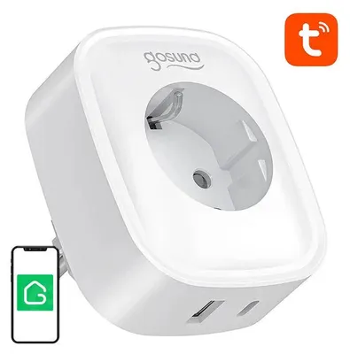 Produktbild von Smart Wifi/Bluetooth Steckdose Gosund Sp6 16A Usb-C 20W Tuya