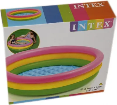 Produktbild von Intex 58924NP - Baby Pool 3-Ring Sunset Glow