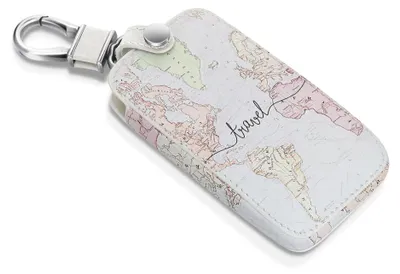 Produktbild von kwmobile Autoschlüssel Hülle kompatibel mit Renault 4-Tasten Smartkey Autoschlüssel (nur Keyless Go) - Kunstleder Schutzhülle Schlüsselhülle Cover