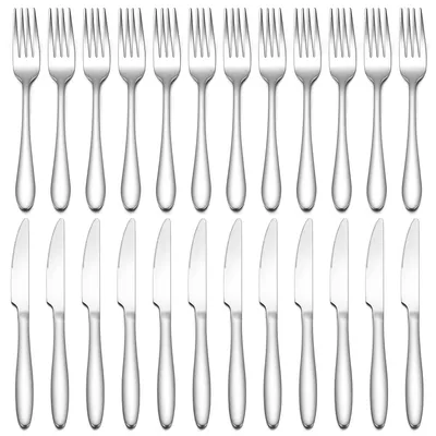 Produktbild von Steakbesteck-Set für 12 Personen, 24-teilig, Edelstahl