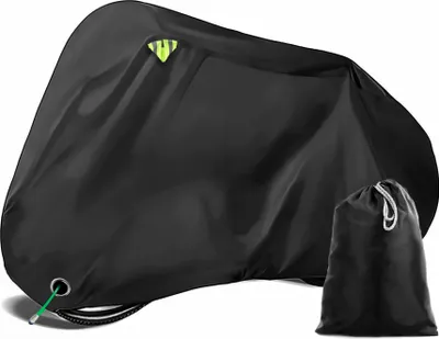Produktbild von BigDean Fahrradabdeckung wetterfest & wasserdicht aus Polyester 210D Gewebe – strapazierfähige Fahrradschutzhülle für 1-2 Fahrräder, Motorräder