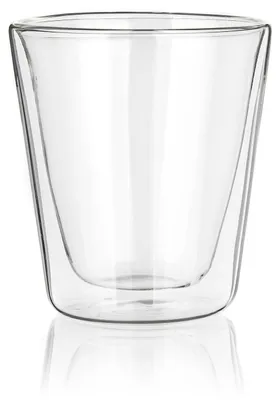 Produktbild von DOBLO doppelwandiges Glas 170 ml, 8,5 cm hoch, 7,3 cm Ø für heiße & kalte Getränke