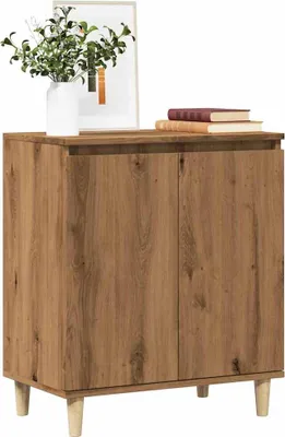 Obrázek produktu pro vidaXL Artisan dubový příborník 60x35x70 cm materiál na bázi dřeva
