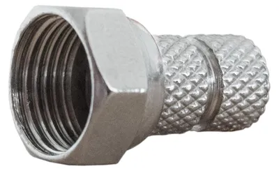 Produktbild von PremiumX F-Stecker 4mm schraubbar 4,0 mm Aufdrehstecker