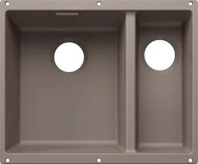 Immagine prodotto di BLANCO SUBLINE 340/160-U per componenti colorati Lavello da incasso SILGRANIT tartufo da 60 cm senza scarico telecomando