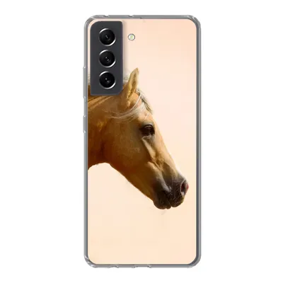 Produktbild von MuchoWow® Handyhülle Schutzhülle Hülle für Samsung Galaxy S21 FE Pferd - Licht - Luft Silikon Softcase Handy Hülle - Mobiltelefonhülle