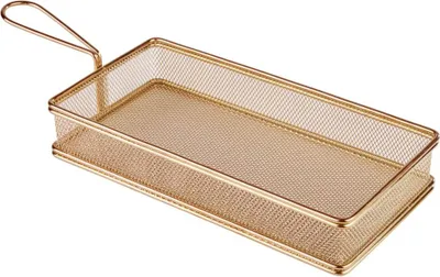 Obrázok produktu pre APS Snackholder Servírovací košík, zlatý, výška: 50 mm, dĺžka: 260 mm, šírka: 130 mm
